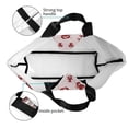 thumbnail image 4 of Balery Red Lobster With Claws Bolsa Tote Estilo Estético con Cremalleras, Bolsa de Hombro, Bolsa de Compras Grande y Plegable, 4 of 8