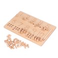 thumbnail image 1 of Tablero de madera para trazar números, tablero de madera para practicar números, herramienta para trazar números, tablero de madera para trazar números para niños, valor inmejorable, 1 of 14