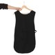 thumbnail image 2 of Capa de peluquería, ropa de trabajo para salón, delantal de estilista, chaleco de barbero, ropa de trabajo sin mangas para mujer y hombre con bolsillos, delantal negro para cortar el pelo, 2 of 7