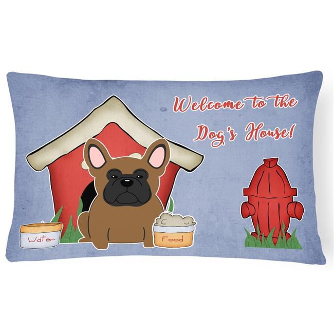 Multicolor Carolines Treasures BB7583PILLOWCASE Welcome Friends Black White Collie Fabric Standard Pillowcase Standard