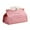 Pink, variant on Godderr Leather Tissue Box Cover, Triangle Foldable Tissue Box-Modern Decorative Storage Box