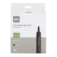 thumbnail image 2 of Office Depot 100% Recycled Plastic Permanent Markers, Chisel Point, Black, Pack Of 12, OD78737, 2 of 2