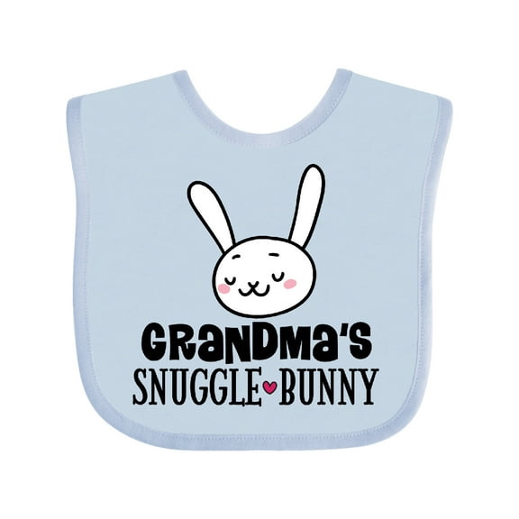 Inktastic Grandma Snuggle Bunny Easter Boys or Girls Baby Bib