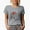 Heather Grey, variant on Retro Western Cow Skull Decorated with Flowers & Feathers Art Merch Gift, White T-Shirt, Small