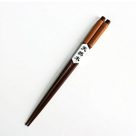 

2 Pairs Handmade Japanese Natural Chestnut Wood Chopsticks Set Value