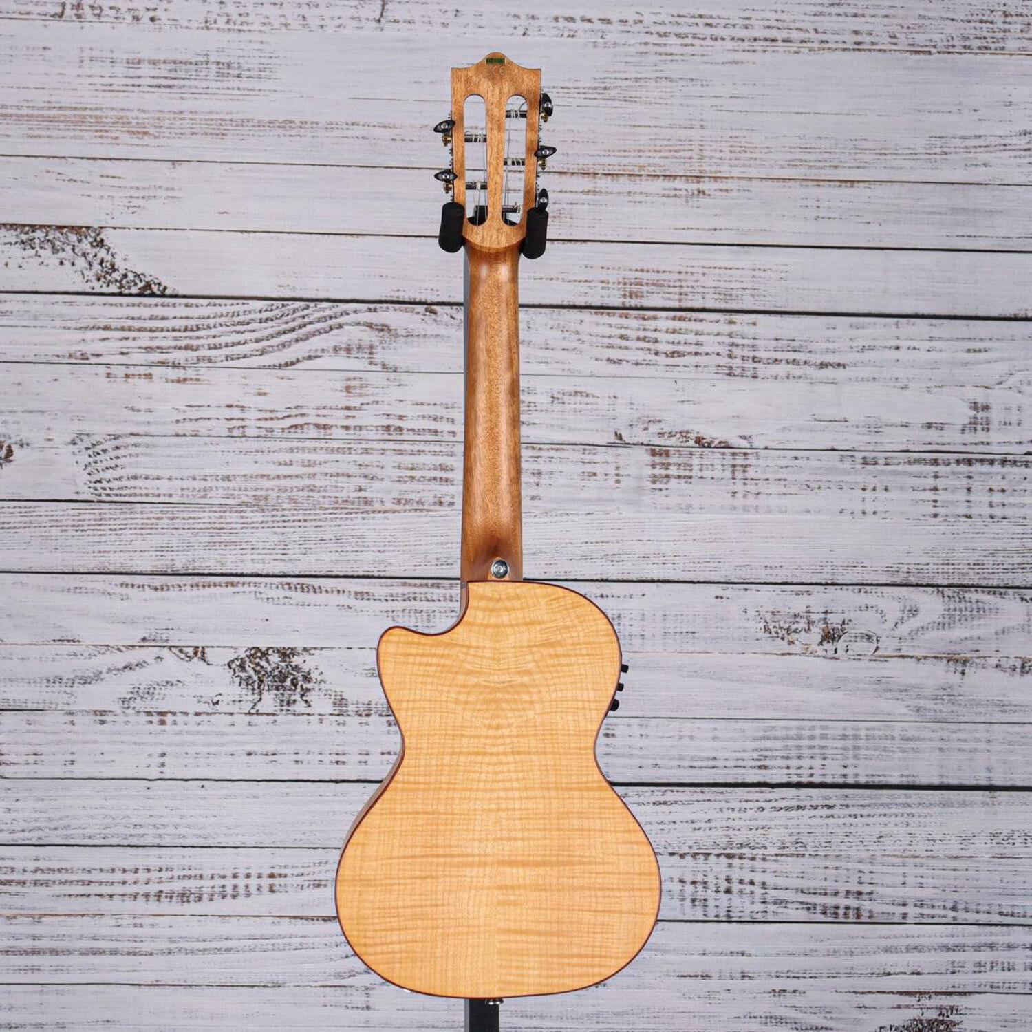 Lanikai FM-5CET Flame Maple 5-String Acoustic Electric Baritone Ukulele with Bag