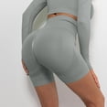 thumbnail image 2 of Women's Scrunch Butt Lifting Workout Shorts Seamless Gym Biker Squat Proof Spandex Yoga Running Shorts, 2 of 7