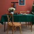 thumbnail image 5 of Mantel de algodón navideño para fiestas y eventos con estampado a cuadros, 5 of 5