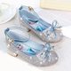 thumbnail image 1 of Disney primavera nueva niña zapatos de princesa de tacón alto de cristal niña congelada elsa princesa zapatos de cuero para niños shoes23-Insole 16CM Gao Jinjia LED, 1 of 2