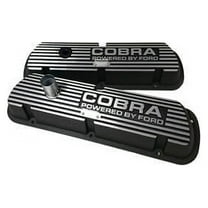 Scott Drake S2MS-6A582-A-B 1965-1973 Cobra Block Letters Black Valve Covers