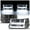 Chrome/Smoke - Clear Corner, variant on M-AUTO Headlight Assembly LED Tube DRL w/ 2 Pair Pre-Assembled LED Bulbs for 99-02 Chevy Silverado 1500HD 2500HD 3500HD / 00-06 Chevy Suburban 1500 2500 Tahoe
