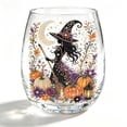 thumbnail image 3 of Halloween Glass Cups with Ghost Pumpkin Witch Pattern 12-15oz Clear Tumbler for Party Home Decor by OVFUIZ, 3 of 8