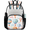 Multicolor 3, variant on Hot Air Balloons Clear Backpack for Stadium Events, Colorful Hot Air Balloon Transparent Plastic Bag for Games, Security Checks, Festivals, Concerts
