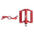 thumbnail image 5 of Pedales para Bicicleta BMX HS Alnc-830B 1/2 Aluminio rojo Plateado, 5 of 5