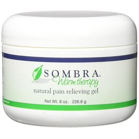 Warm Therapy Pain Relieving Gel, 8 Ounce, 2 Count, Absorbs quickly with a refreshing orange scent. By Sombra