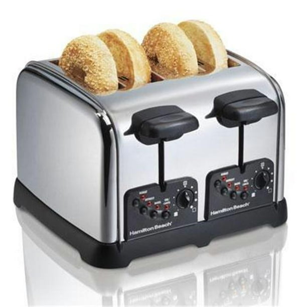 HB 4 Slice Chrome Toaster