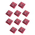thumbnail image 2 of Eigraketly Moda Unisex Bandana Hop Bufanda cuadrada grande Paisley Diadema Wraps Pañuelo Accesorios para el cabello Regalos Tie Dye Red Teñido anudado rojo 10piezas, 2 of 6