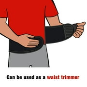ACE Brand Contoured Back Support, Adjustable Compression, Low-Profile Brace
