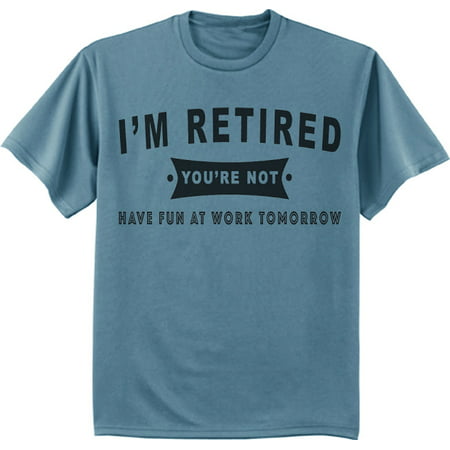Decked Out Duds - Funny Retirement Gift Retired T-shirt Men's Graphic ...