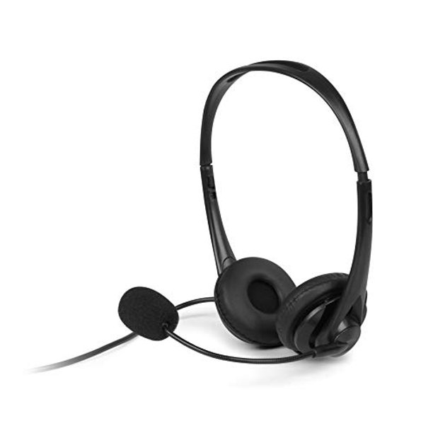 Aluratek Wired USB Stereo Headset with Noise Reducing Boom Mic and in