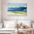 thumbnail image 2 of Elephant Stock Cape Cod Seashore Wall Art - Horizontal Canvas Wall Art - Living Room Wall Decor - Abstract Canvas - Blue And Green Decor By Lanie Loreth - 45" x 30", 2 of 8