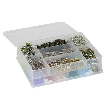 The Beadery Clear 12 Compartment Box, Plastic Material, Ages 3 ...