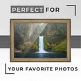 thumbnail image 2 of 11x26 Frame Black Real Wood Picture Frame Width 1.5 inches | Interior Frame Depth 0.5 inches |, 2 of 8