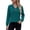 Army Green, variant on GigrtiJin Long Sleeve Tops for Womens Loose Casual V Neck Tops Womens Solid Color Going Out Cropped Pull On Tops with Button