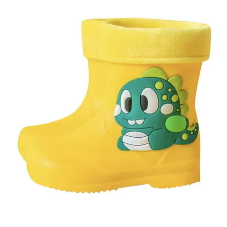 

Cathalem Boot for Junior Girls Classic Children Rainboots Rubber With Children Water Shoes Waterproof Rain Boot 8 B 3.5 Years