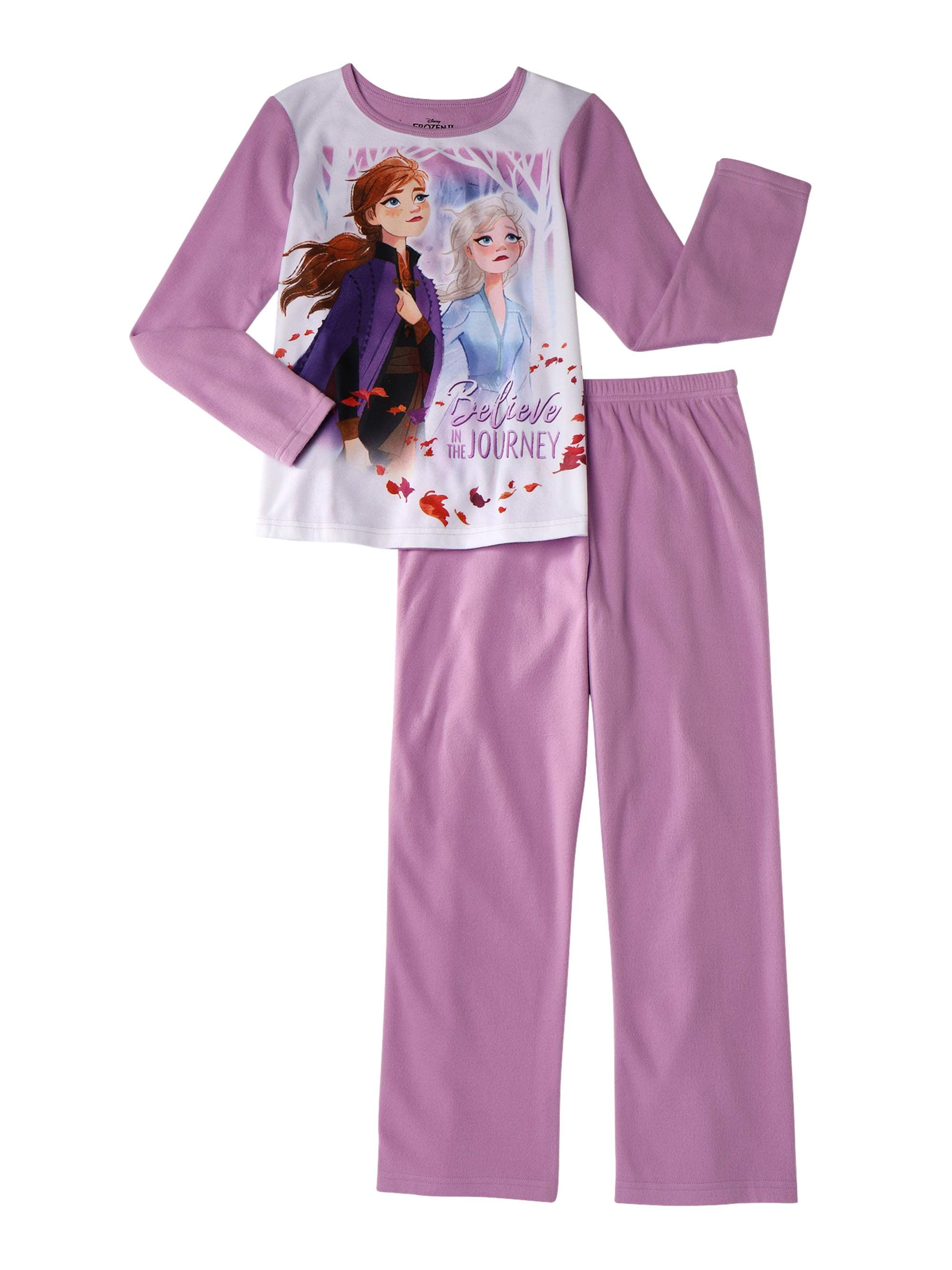 Frozen 2 Frozen 2 Girls’ Flannel Pajamas, 2Piece Set