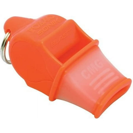 UPC: 0066143999373 | Fox 40 Sonik Blast CMG Pealess Safety Whistle 120+ dB Orange – 9203-0308