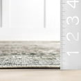 thumbnail image 6 of nuLOOM Rania SplashGuard Medallion Machine Washable Area Rug, 2' 6" x 8', Runner, Rania Sage Green, 6 of 11