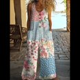 thumbnail image 2 of Bohemios Informales de Verano para Mujer, de Pierna , Holgados, con Estampado Floral y Bolsillos Figura 5 XL, 2 of 3