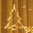 thumbnail image 4 of LED Star Moon Curtain Fairy Lights Garland String Lights Home Bedroom Decoration, 4 of 4