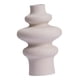 thumbnail image 5 of Jarrón geométrico de cerámica para flores, contenedor decorativo para arreglos florales, versátil. 21 cm de alto, 5 of 9