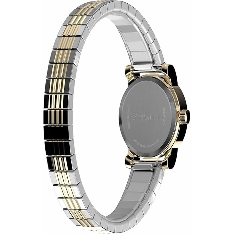Timex Cavatina Two-Tone Duotone Silver Gold Mother of Pearl Watch 18mm Timex Women main image 2