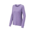 thumbnail image 3 of Sport-Tek LST710 Ladies Exchange 1.5 Long Sleeve Crew Tee, Hyacinth Heather, 3XL, Womens Clothing, Womens Activewear, 3 of 3