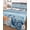 LightSteelBlue, variant on Full Size Quilt Bedding Set, Nautical Coastal Reversible Summer Quilt 3 Pieces, Ocean Starfish Shells Coral Conch Blue Plaid Lightweight Bedspreads Coverlets with 2 Pillow Shams for All Seasons