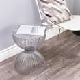thumbnail image 3 of Beaumont Lane Silver Metal End Table, 3 of 7