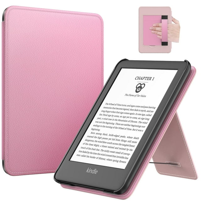 Moko Funda Para Kindle 6"" Totalmente Nuevo (Versión 11.ª Generación 2022) Funda Ligera De Piel Sintética Con Soporte Y Correa De Mano Auto Wake/Sleep Para Kindle 2022 11.ª Generación E-Reader Nosegay