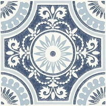 12 x 12 in. Ezra Blue Peel & Stick Floor Tiles