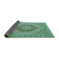 thumbnail image 2 of Ahgly Company Indoor Rectangle Persian Turquoise Blue Traditional Area Rugs, 4' x 6', 2 of 4