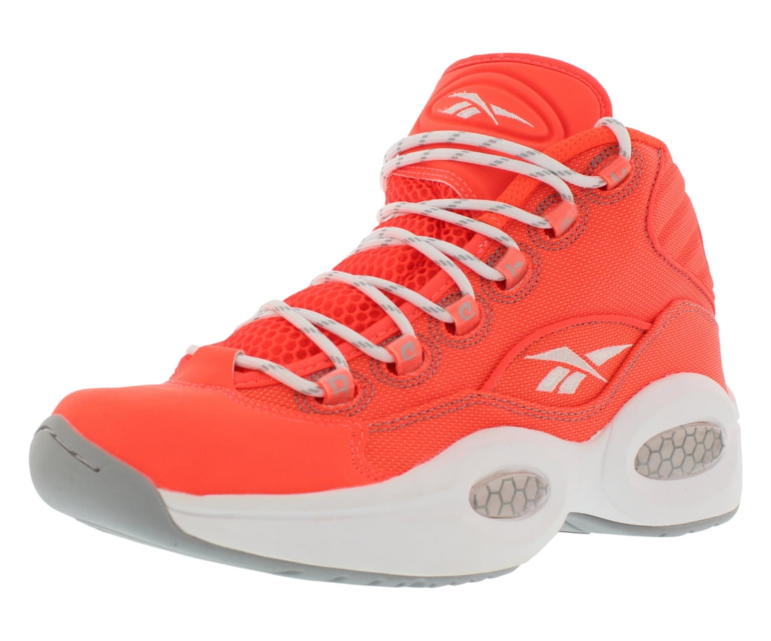 Reebok Men's Question Mid Otss Atomic Red/Baseball Grey Athletic Shoe Reebok Men's Question Mid Otss Atomic Red/Baseball Grey Athletic Shoe
