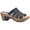 Navy Woven, variant on Womens Valora Open Toe Slip On Clogs