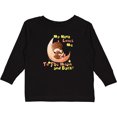thumbnail image 3 of Inktastic My Nana Loves Me to the Moon and Back Boys or Girls Long Sleeve Toddler T-Shirt, 3 of 5