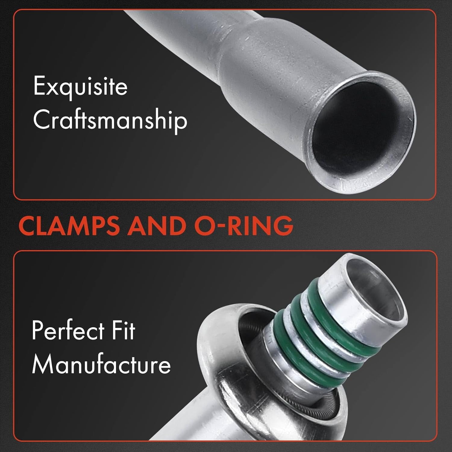 A-Premium A/C Liquid Line Hose with Orifice Tube Compatible with Jeep Cherokee 1997-2001 L4 2.5L L6 4.0L Condenser to Evaporator