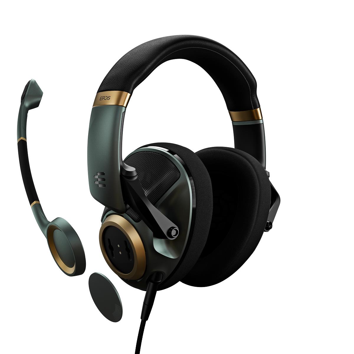 EPOS Audio H6PRO Open Acoustic Gaming Headset (Racing Green) - image 4 of 8