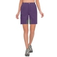 thumbnail image 6 of Little Donkey Andy Women's Golf Hiking Shorts Lightweight Quick Dry Outdoor Summer Shorts with Pockets 9 inch Purple XL, 6 of 7