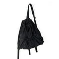 thumbnail image 2 of EIMELI Women Ladies Backpack Drawstring Fashion Student Schoolbag Ruched Outdoor Sports, 2 of 6