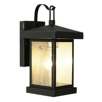 Bel Air Lighting Santa Cruz Weathered Bronze Brown Switch Incandescent Wall Lantern